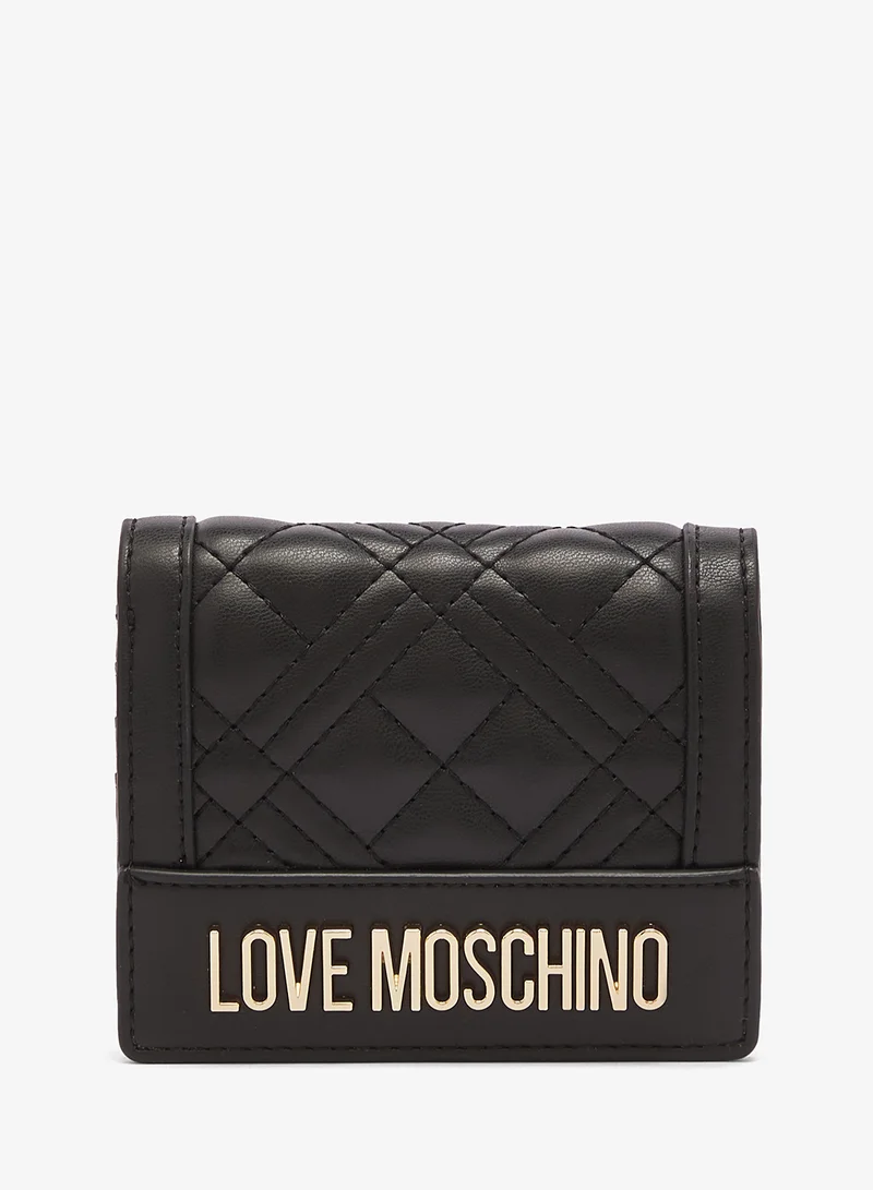 Love Moschino Quilted PU Wallet Quilted Collection